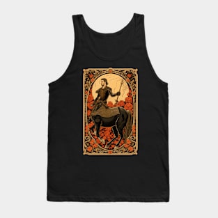 Centaur Tarot Card Vintage Artwork Tank Top